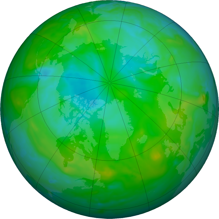 Arctic ozone map for 28 July 2023